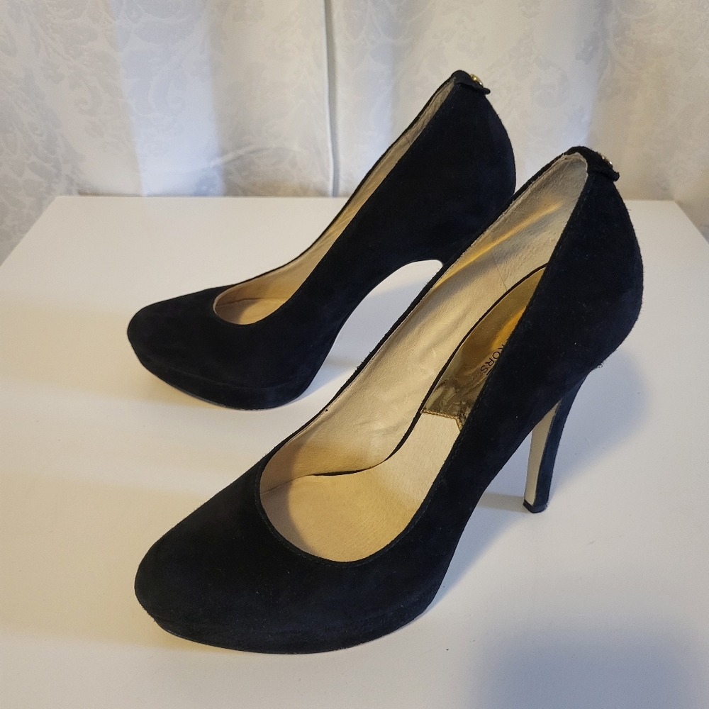 Michael Kors Black Stiletto Heels, Shoes, Pumps, Suede Size 10m - Picture 9 of 15